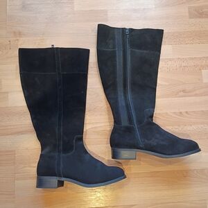 Torrid Suede Pull Tab Knee Boot Mm 9W